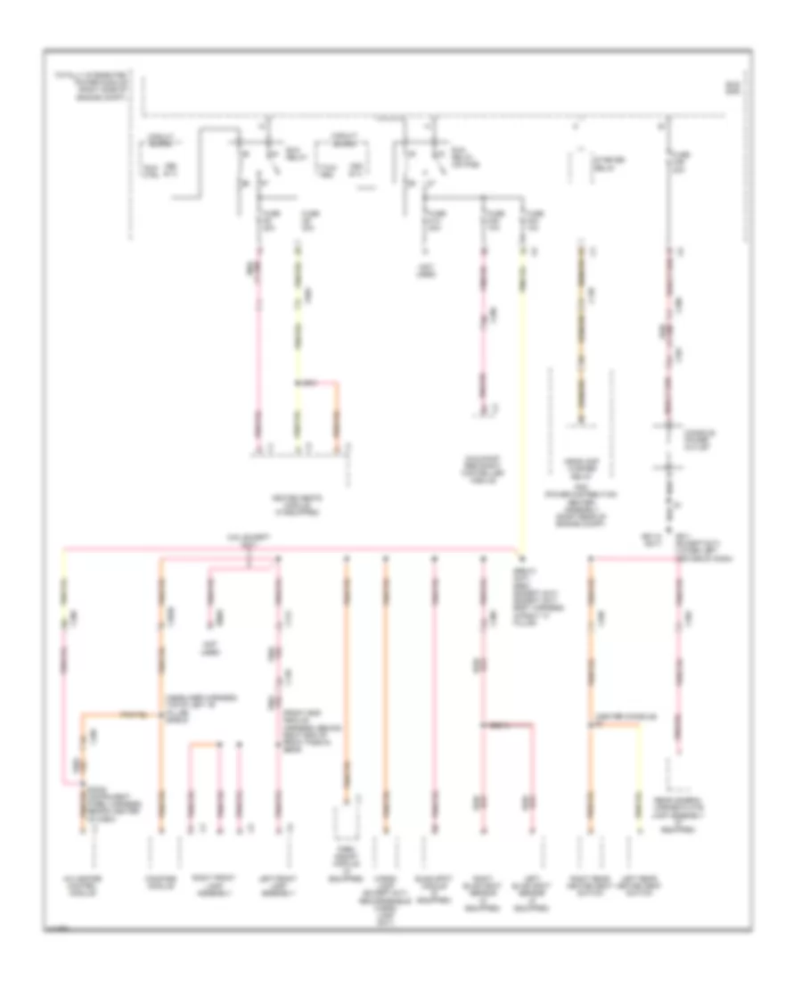 Power Distribution Wiring Diagram 4 of 4 for Dodge Durango R T 2013