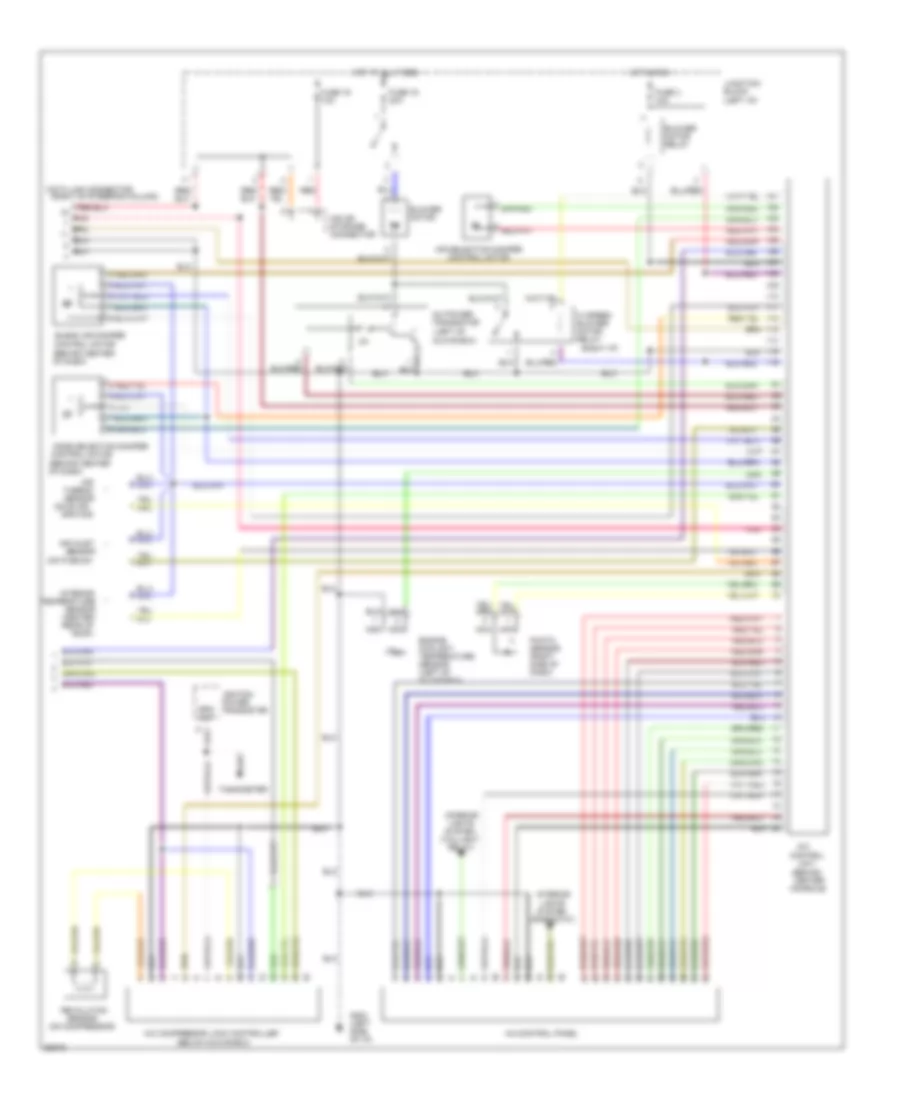 A C Wiring Diagram Automatic 2 of 2 for Dodge Stealth R T 1994