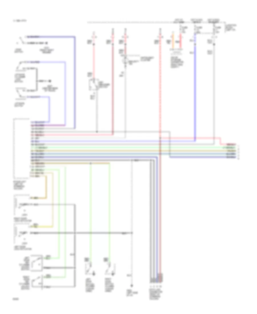 Anti theft Wiring Diagram 1 of 2 for Dodge Stealth R T 1994