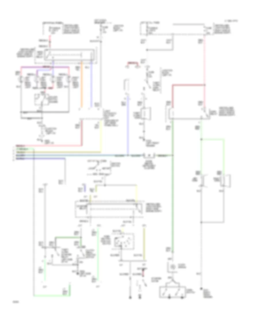 Anti theft Wiring Diagram 2 of 2 for Dodge Stealth R T 1994