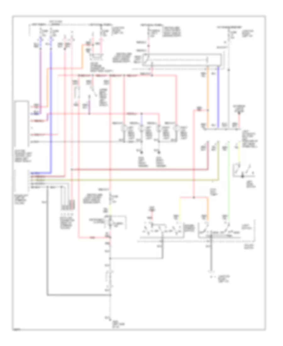 Headlamps Wiring Diagram with DRL for Dodge Stealth R T 1994