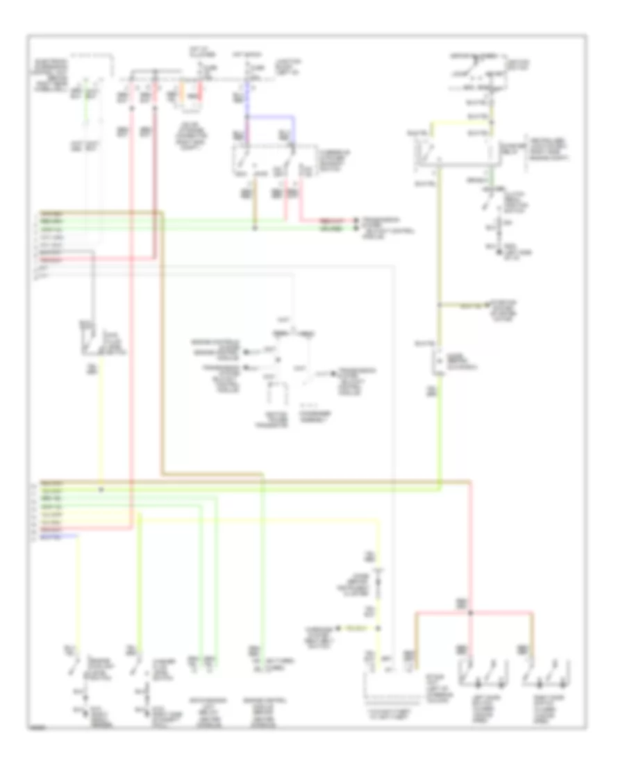 Indicators  Gauges Wiring Diagram 2 of 2 for Dodge Stealth R T 1994