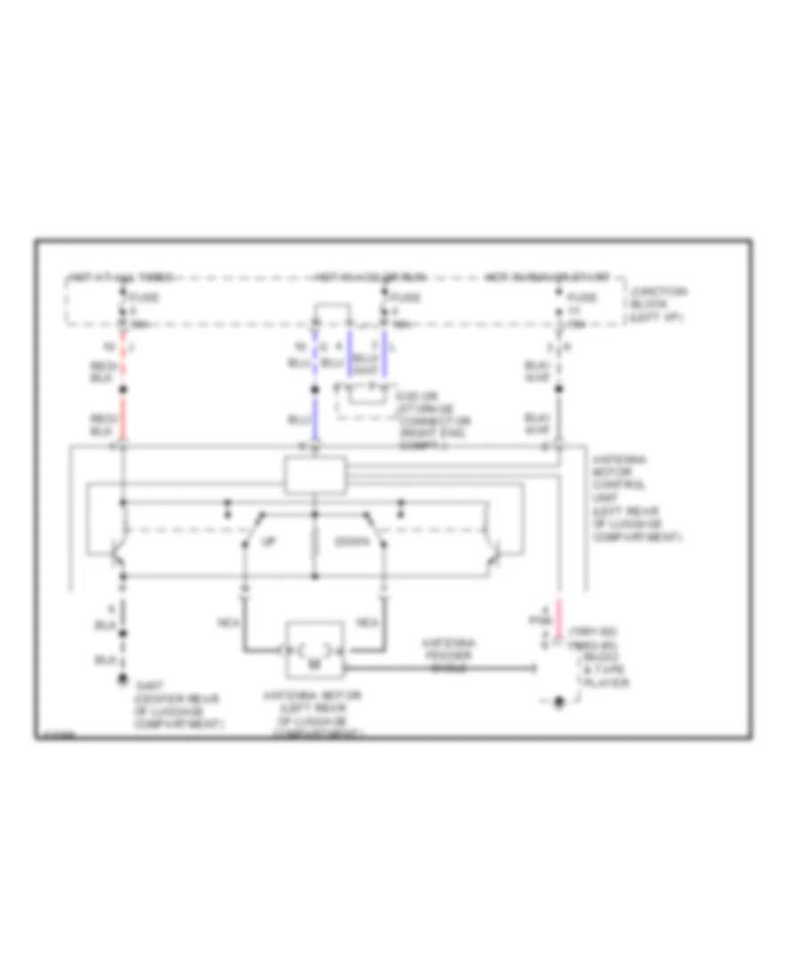 Power Antenna Wiring Diagram for Dodge Stealth R T 1994