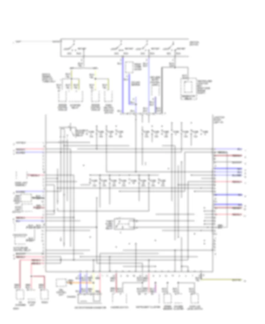 Power Distribution Wiring Diagram (2 of 3) for Dodge Stealth RT 1994