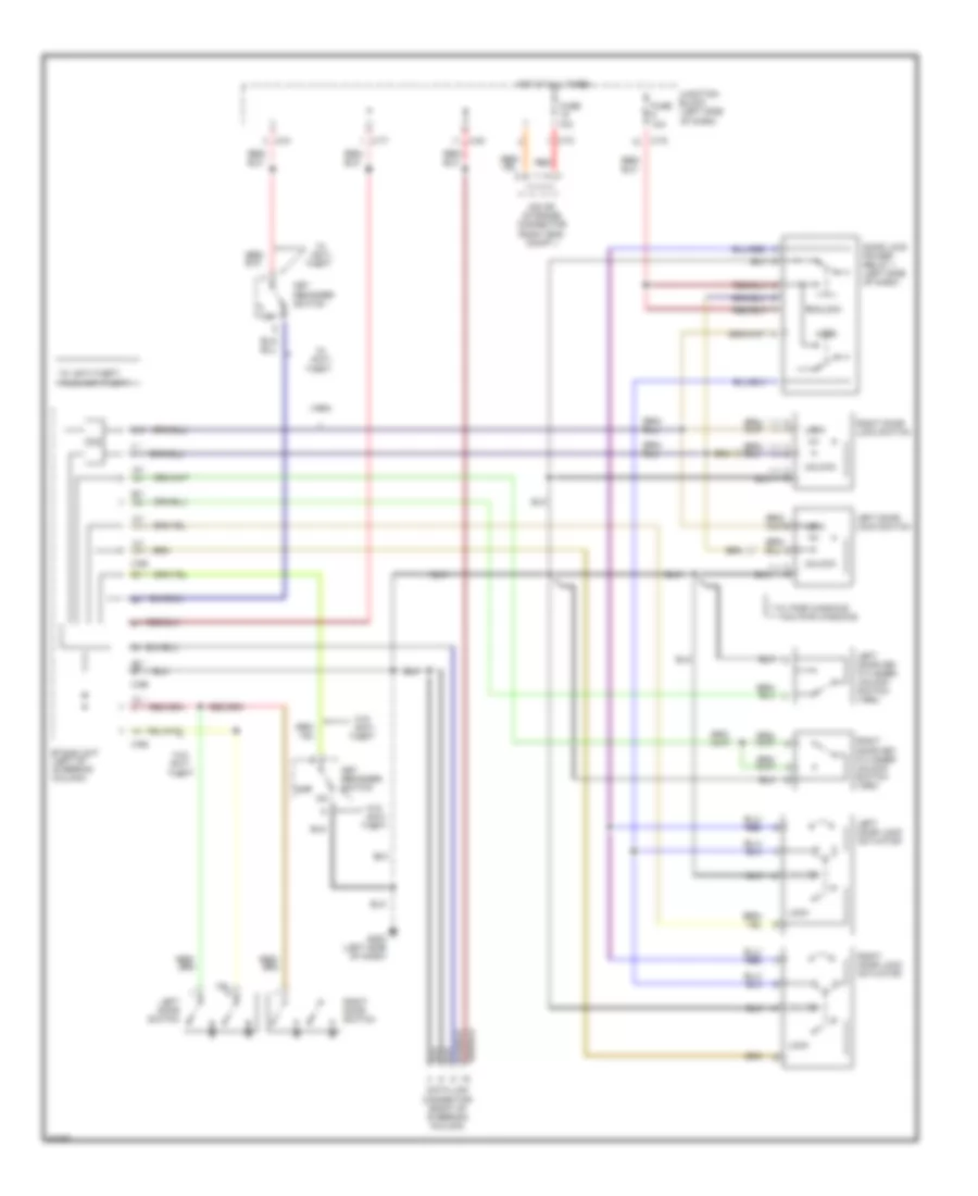 Door Lock Wiring Diagram for Dodge Stealth R T 1994