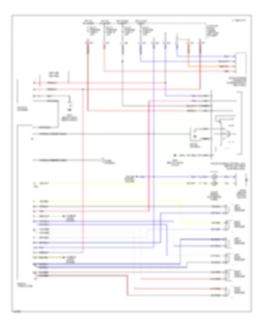 Radio Wiring Diagrams without Amplifier for Dodge Stealth R T 1994