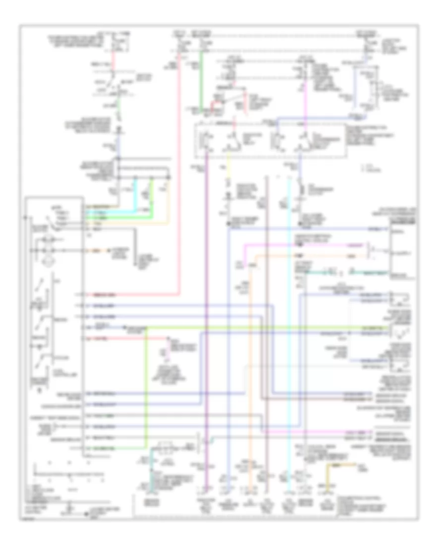 Air Conditioning Wiring Diagram for Dodge Dakota RT 2003