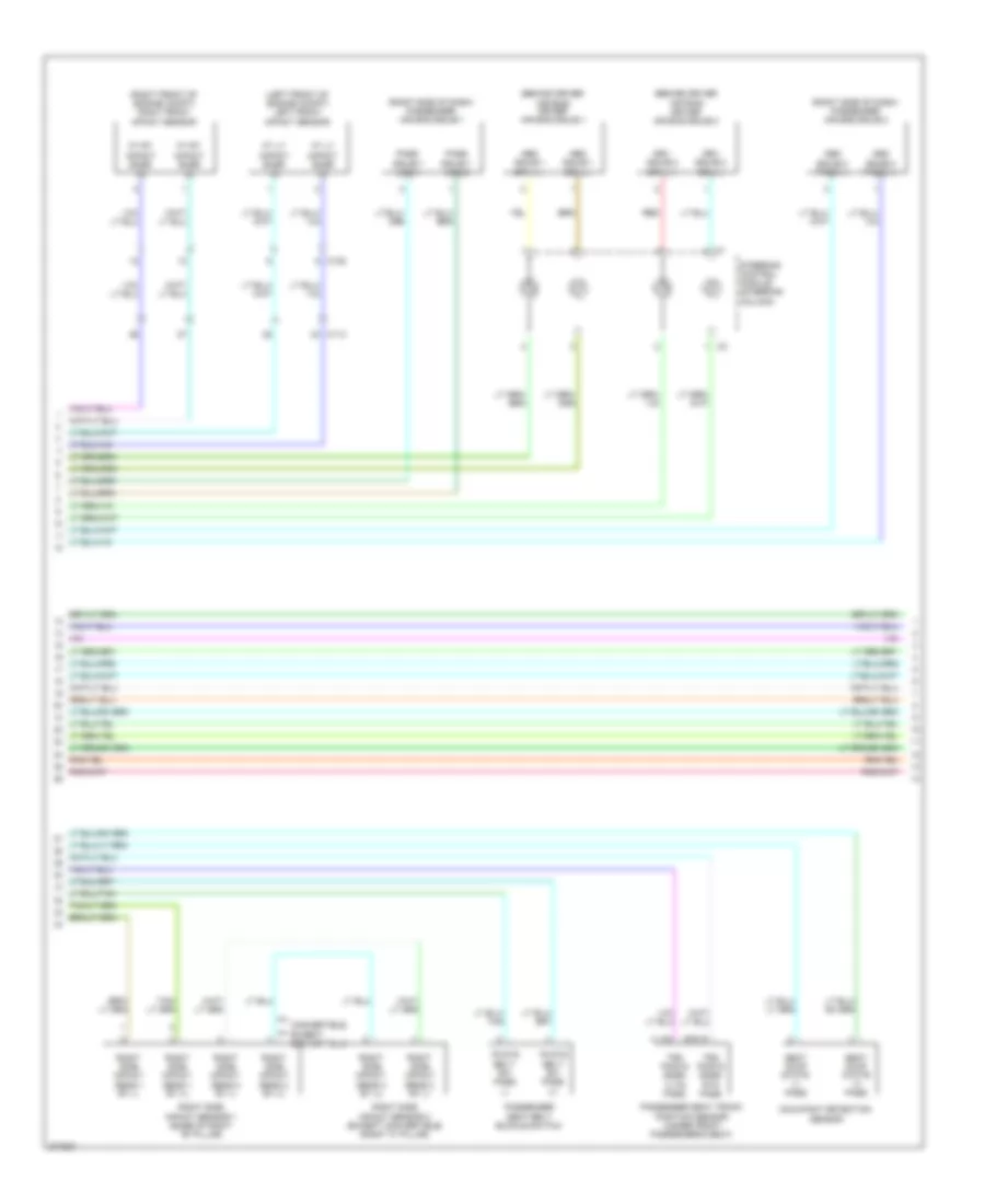 Supplemental Restraints Wiring Diagram (2 of 3) for Dodge Avenger Express 2010