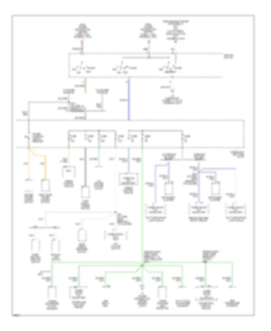 Power Distribution Wiring Diagram 3 of 5 for Dodge Neon Sport 1997