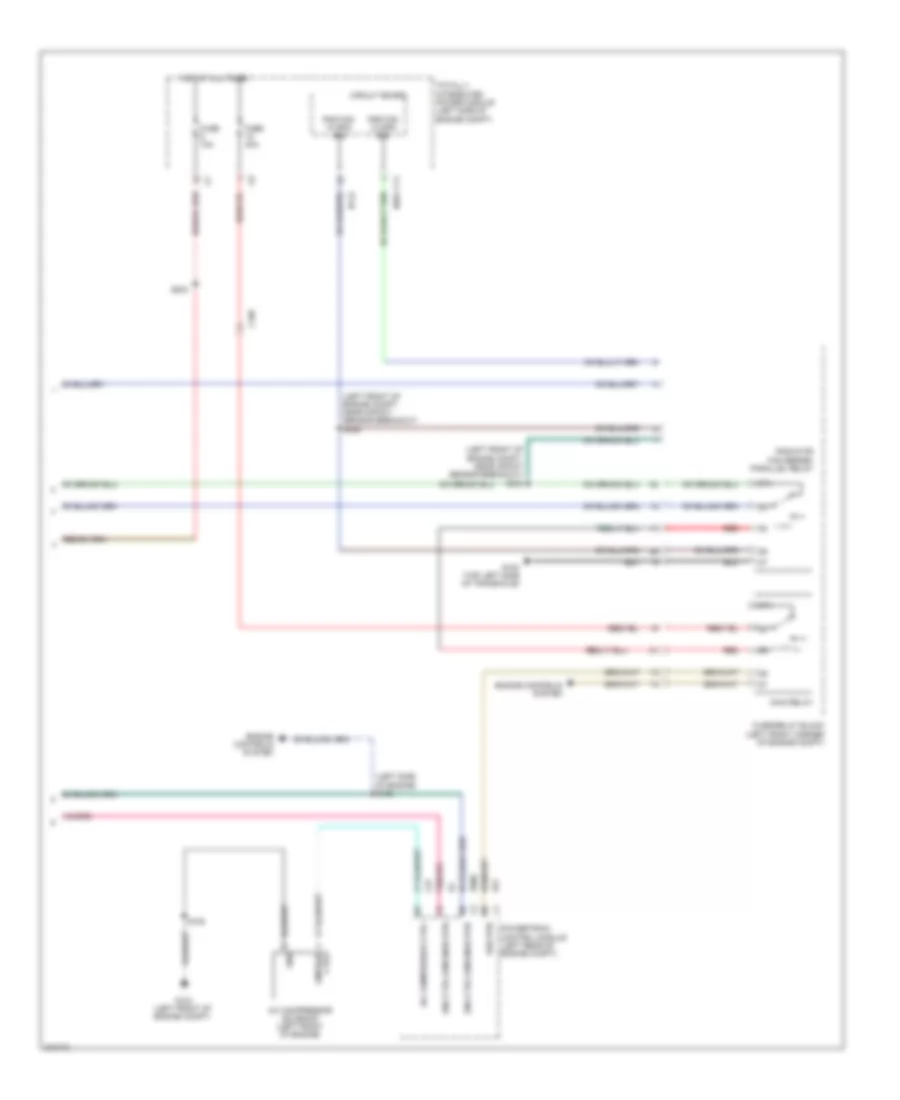 Automatic AC Wiring Diagram (2 of 2) for Dodge Caliber SE 2012