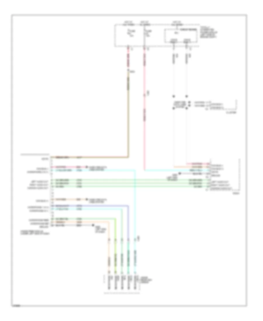 Navigation Wiring Diagram for Dodge Caliber SE 2012
