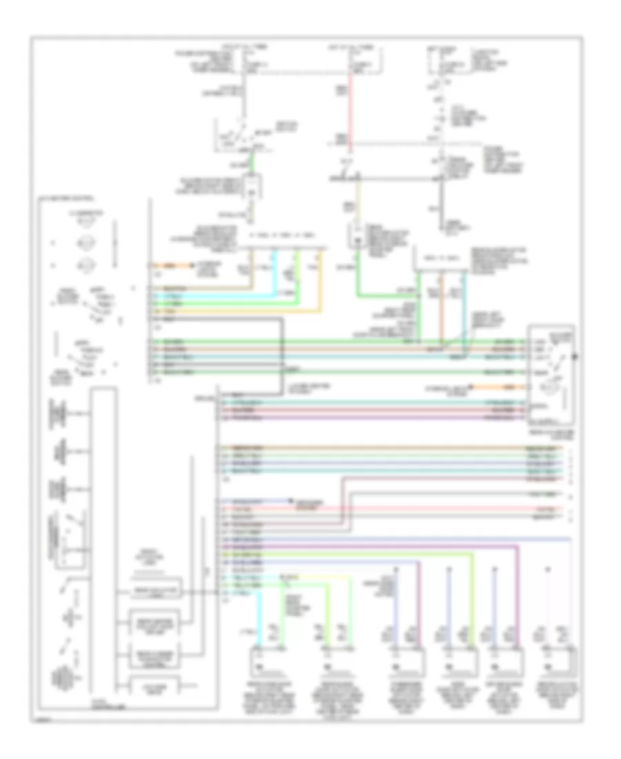 Air Conditioning Wiring Diagram 1 of 2 for Dodge Durango R T 2003