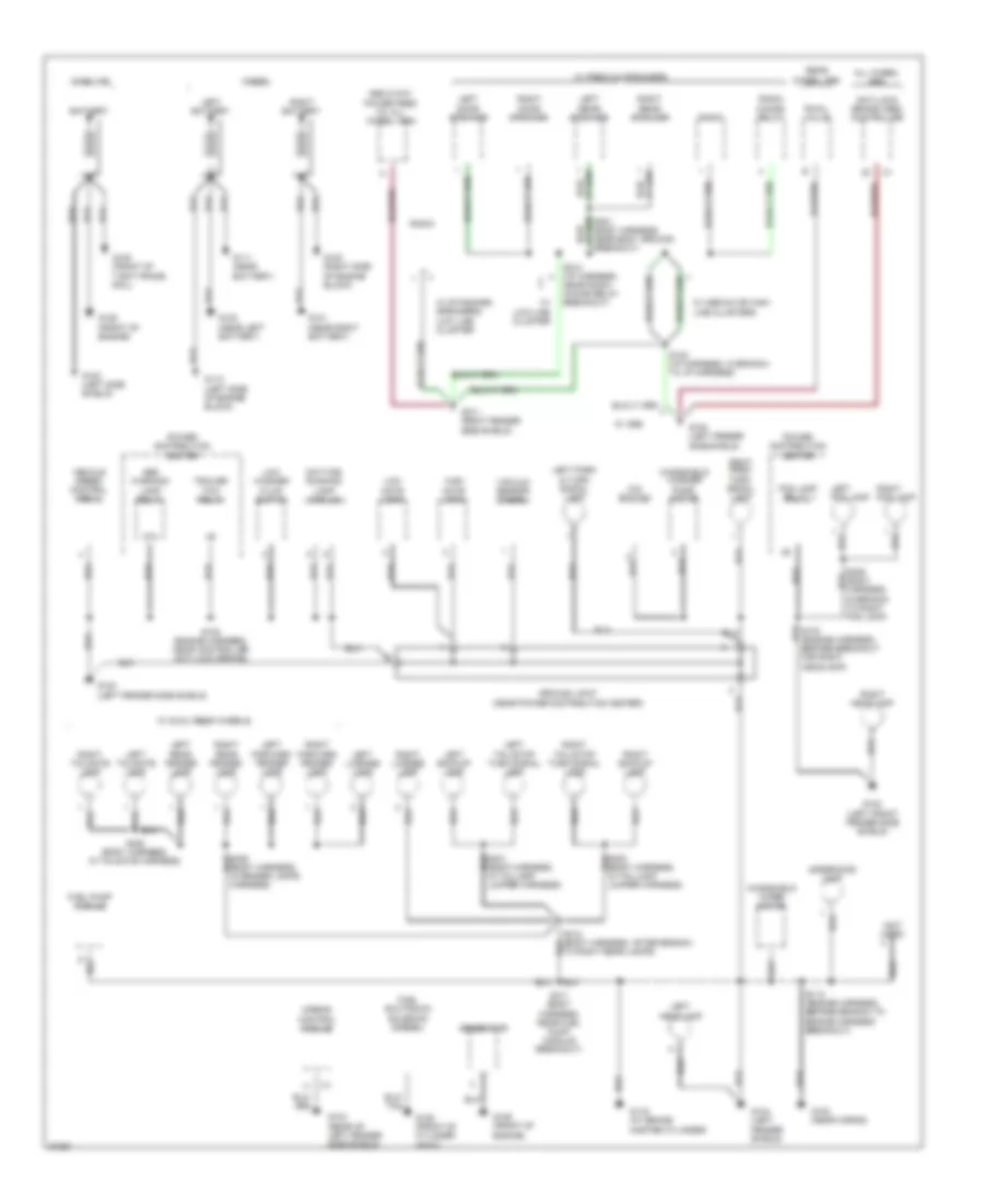 Ground Distribution Wiring Diagram 1 of 3 for Dodge Pickup R1997 1500