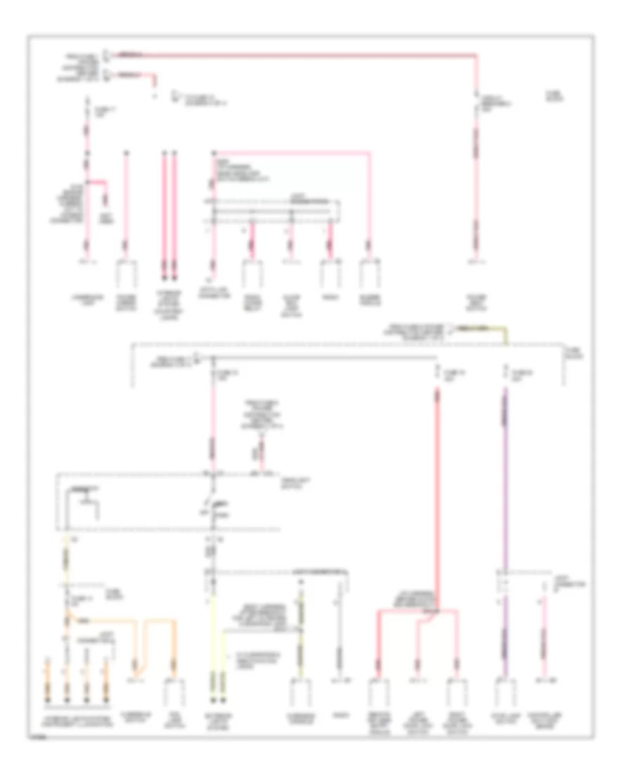 Power Distribution Wiring Diagram (3 of 4) for Dodge Pickup R1500 1997