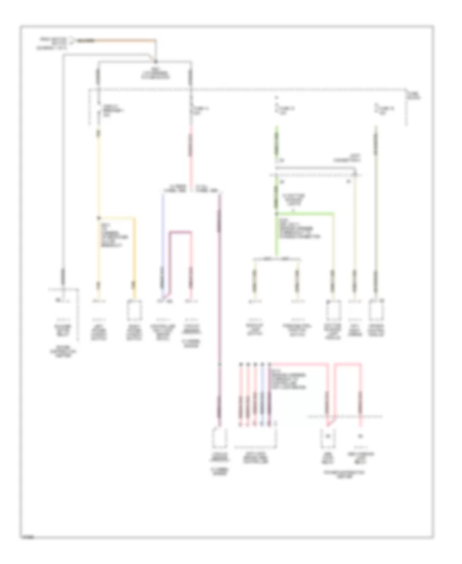 Power Distribution Wiring Diagram (4 of 4) for Dodge Pickup R1500 1997