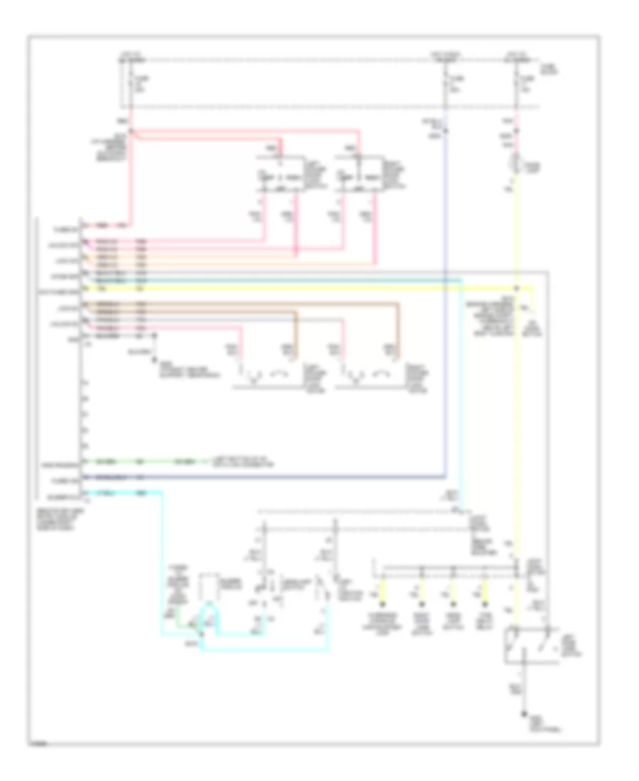 Keyless Entry Wiring Diagram for Dodge Pickup R1500 1997