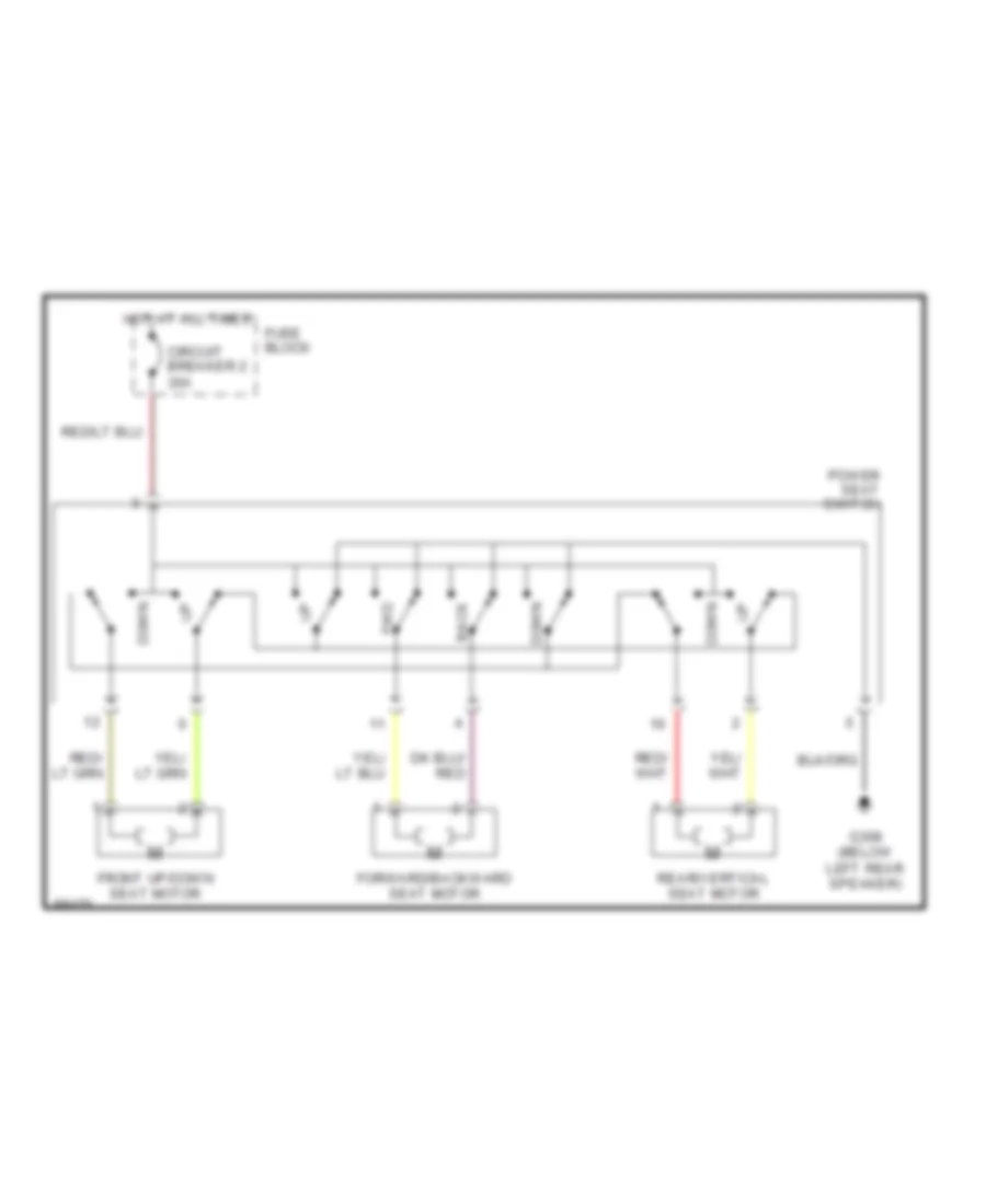 Power Seat Wiring Diagrams for Dodge Pickup R1997 1500