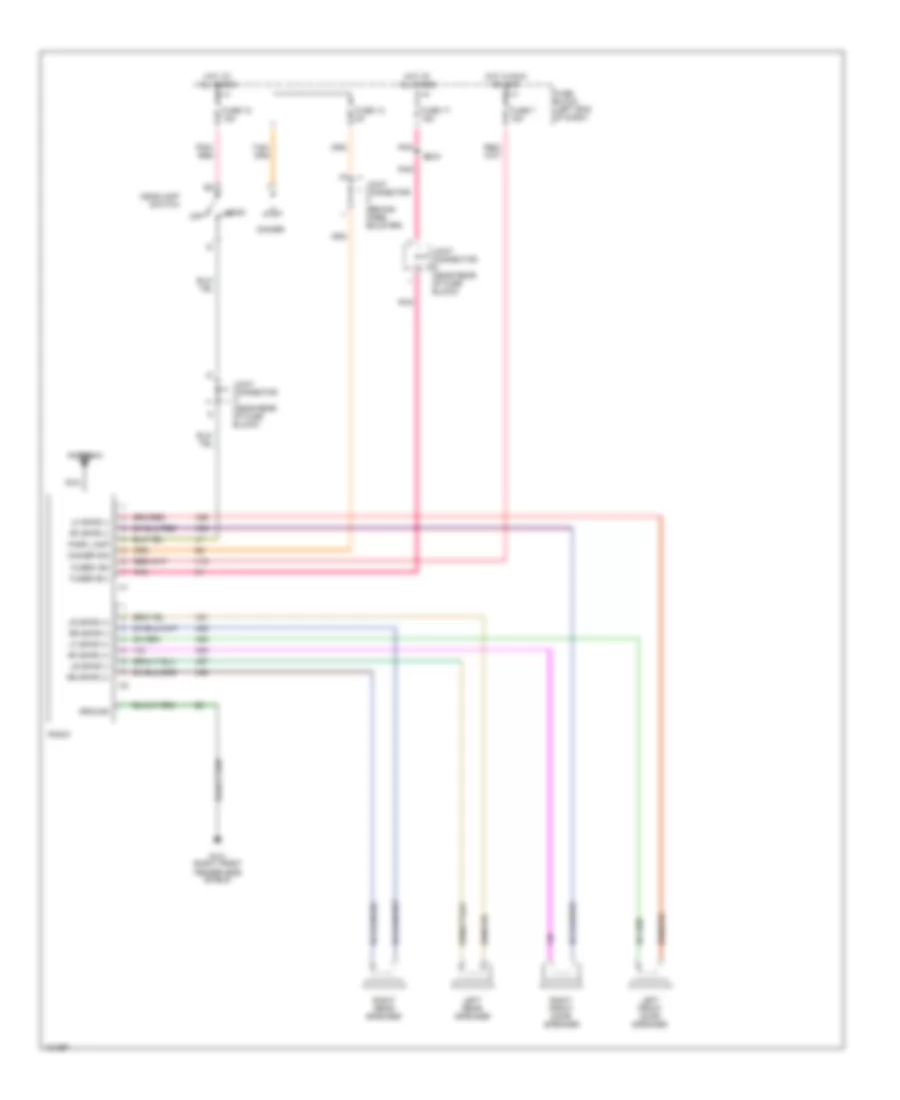 Radio Wiring Diagrams Base Radio for Dodge Pickup R1997 1500