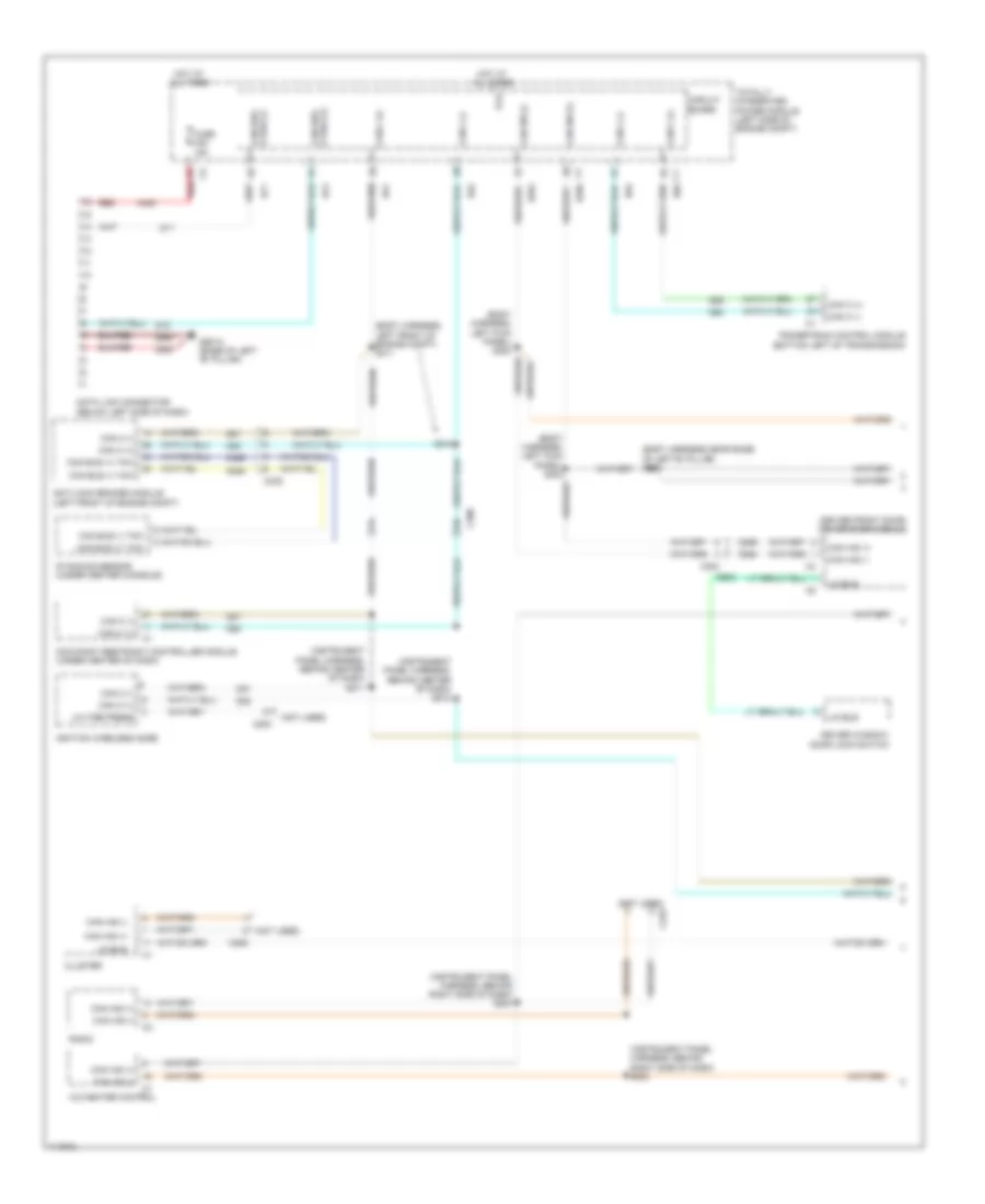 Computer Data Lines Wiring Diagram, SXT (1 of 2) for Dodge Grand Caravan AVP 2013