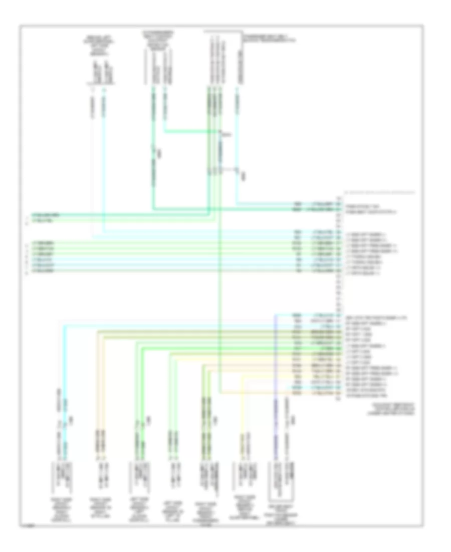 Supplemental Restraints Wiring Diagram (3 of 3) for Dodge Grand Caravan AVP 2013