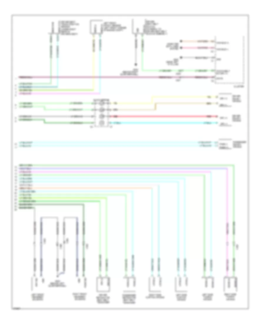 Supplemental Restraints Wiring Diagram (2 of 2) for Dodge Caliber SXT 2012