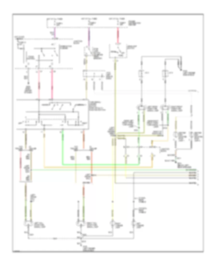 Exterior Lamps  Trailer connector Wiring Diagram (1 of 2) for Dodge Cab  Chassis R2500 2001