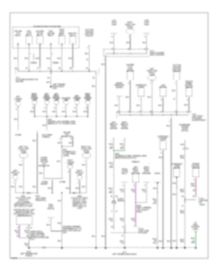 Ground Distribution Wiring Diagram (2 of 4) for Dodge Cab  Chassis R2500 2001