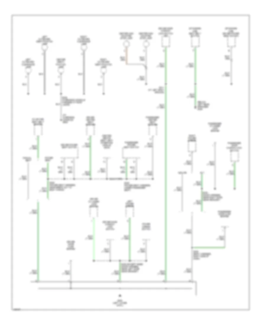 Ground Distribution Wiring Diagram 4 of 4 for Dodge Cab  Chassis R2001 2500