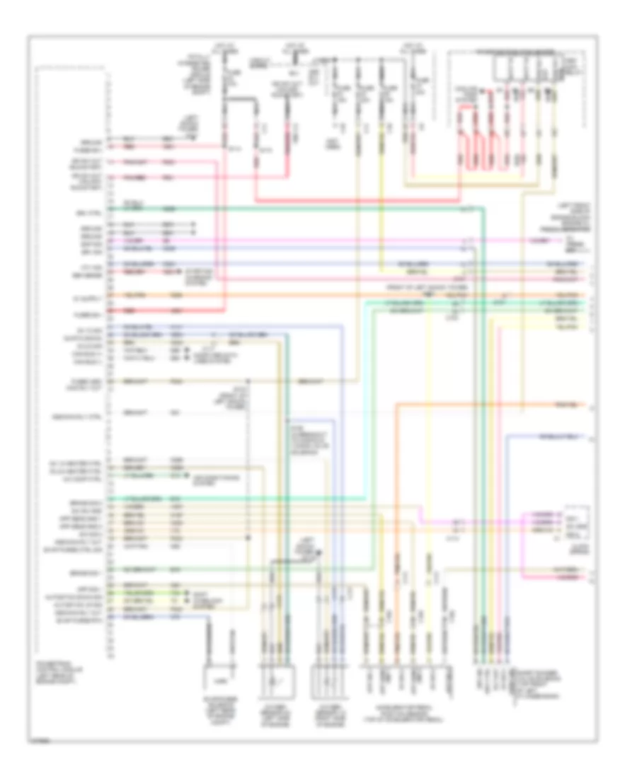 3.5L, Engine Performance Wiring Diagram (1 of 5) for Dodge Avenger SXT 2010