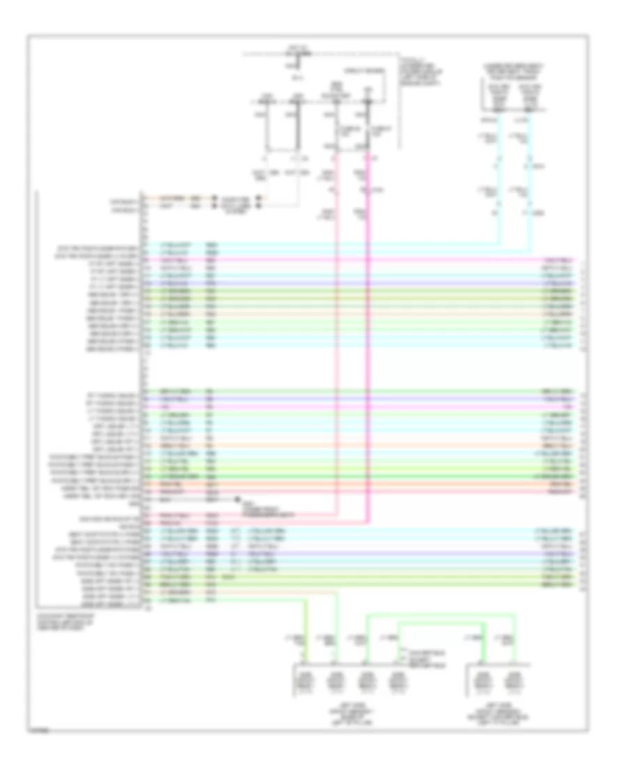 Supplemental Restraints Wiring Diagram 1 of 3 for Dodge Avenger SXT 2010