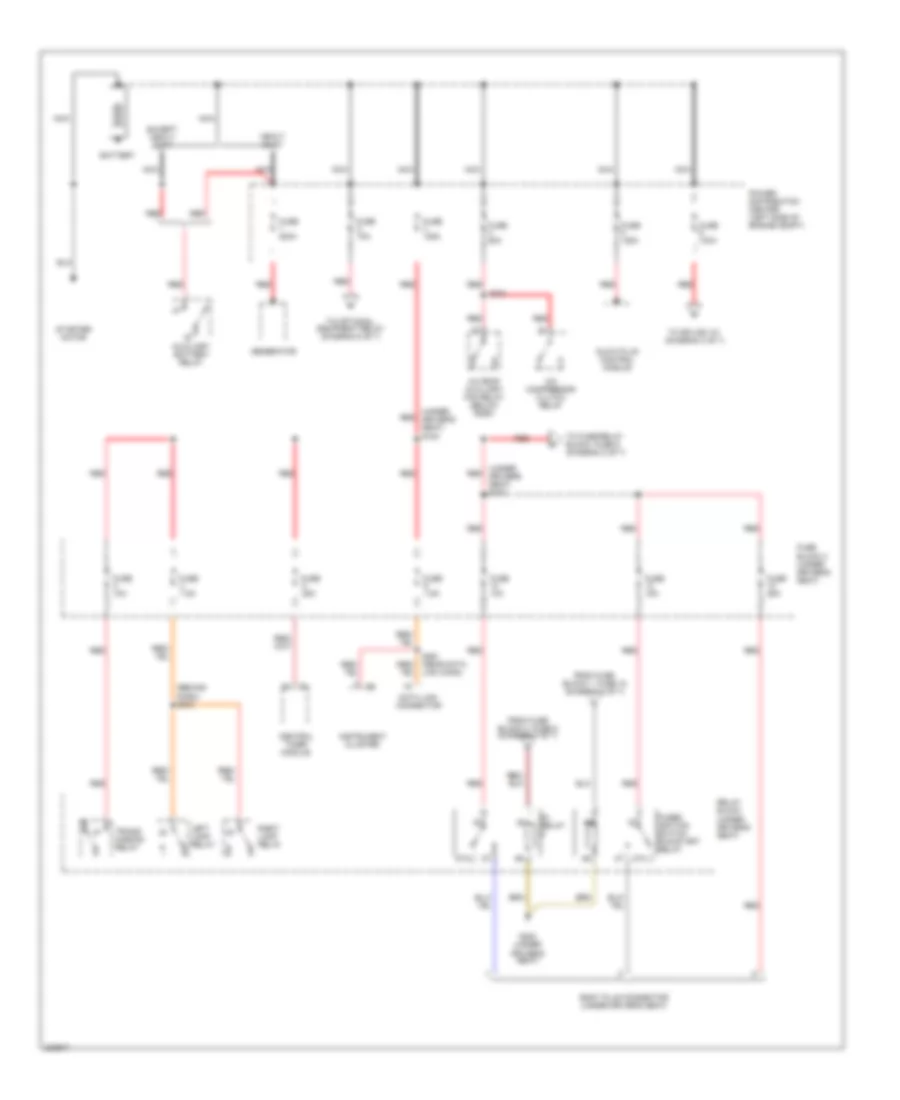 Power Distribution Wiring Diagram 1 of 7 for Dodge Sprinter 2006 2500