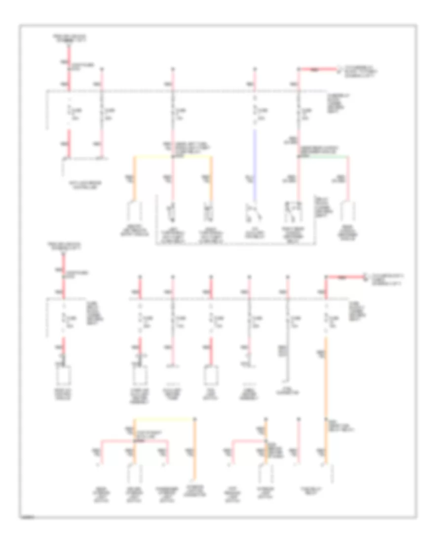 Power Distribution Wiring Diagram (2 of 7) for Dodge Sprinter 2500 2006
