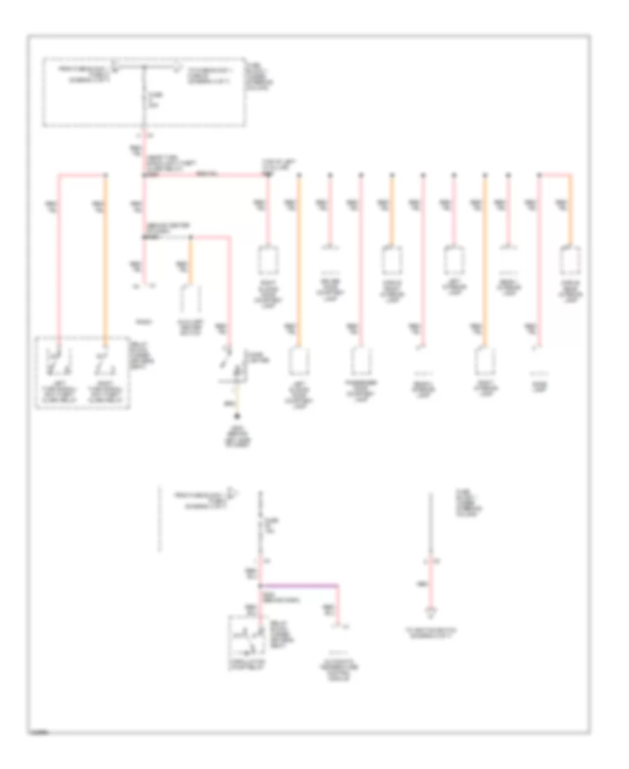 Power Distribution Wiring Diagram 4 of 7 for Dodge Sprinter 2006 2500