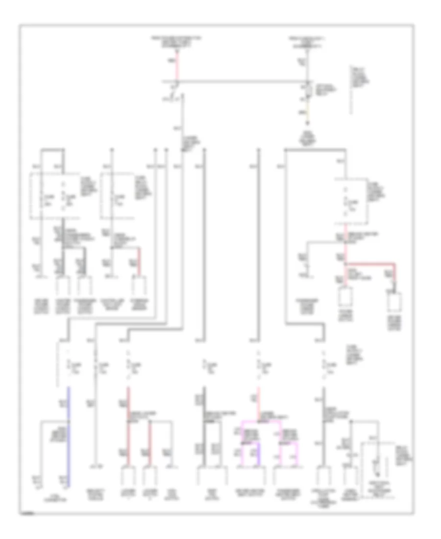 Power Distribution Wiring Diagram (6 of 7) for Dodge Sprinter 2500 2006