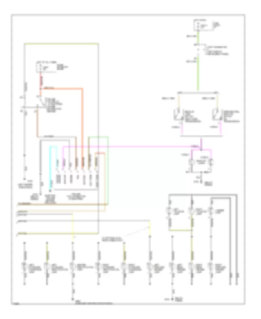 Exterior Light Wiring Diagram (2 of 2) for Dodge Cab  Chassis R2500 1995
