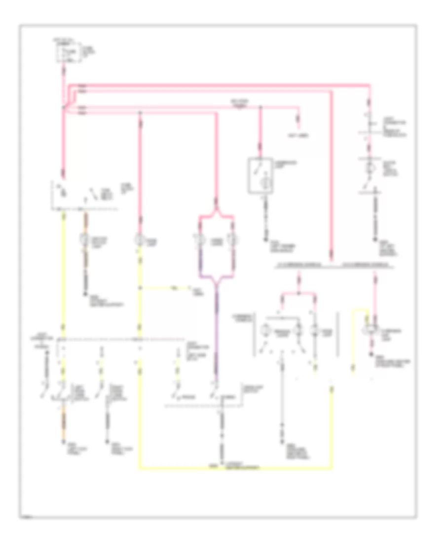 Courtesy Lamps Wiring Diagram for Dodge Cab  Chassis R1995 2500