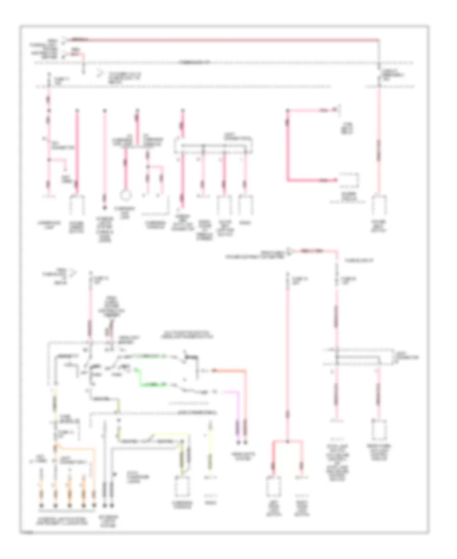 Power Distribution Wiring Diagram 3 of 4 for Dodge Cab  Chassis R1995 2500