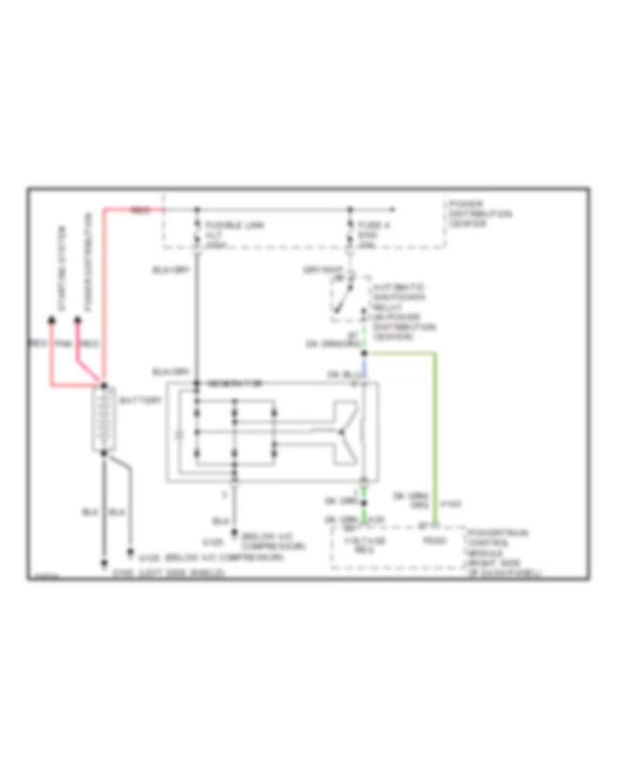 3 9L Charging Wiring Diagram for Dodge Cab  Chassis R1995 2500