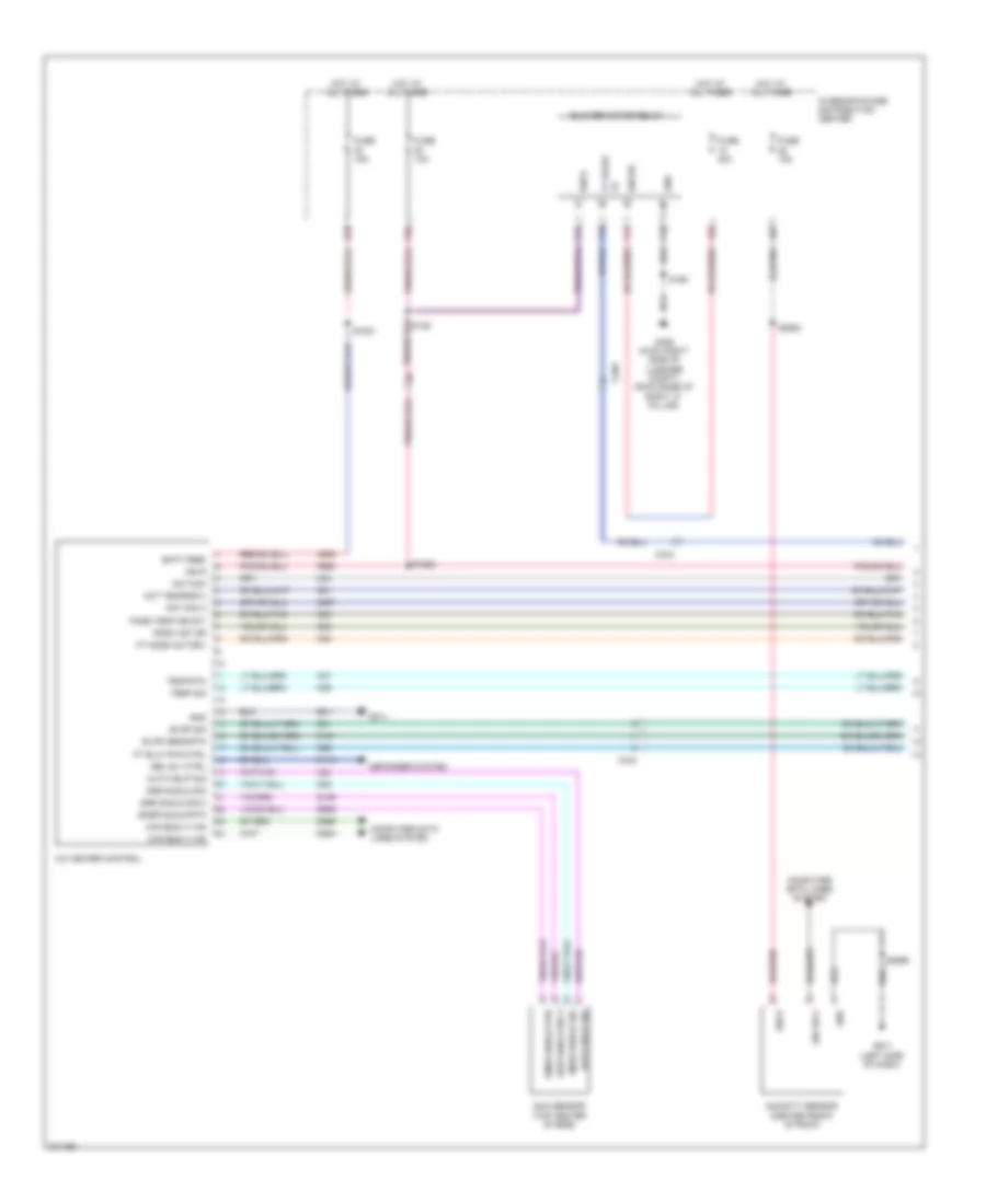 Automatic A C Wiring Diagram 1 of 3 for Dodge Charger R T 2011