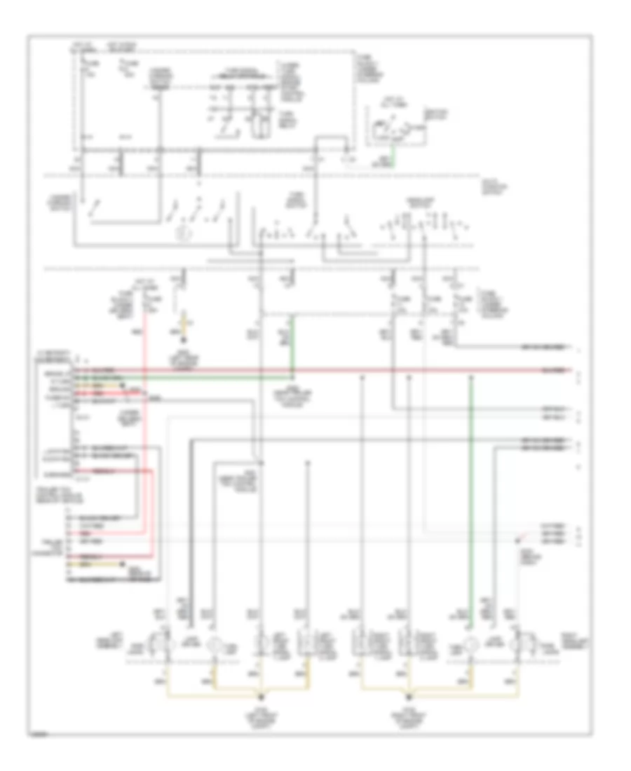 Exterior Lamps Wiring Diagram (1 of 3) for Dodge Sprinter 3500 2006