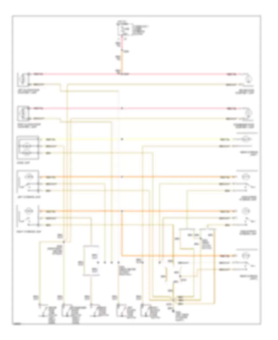 Courtesy Lamps Wiring Diagram 1 of 2 for Dodge Sprinter 2006 3500