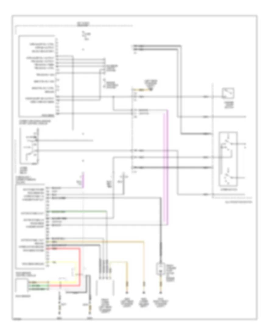 Электросхема стеклоочистителя, дворников и омывателя, С Датчик дождя для Dodge Sprinter 2006 3500