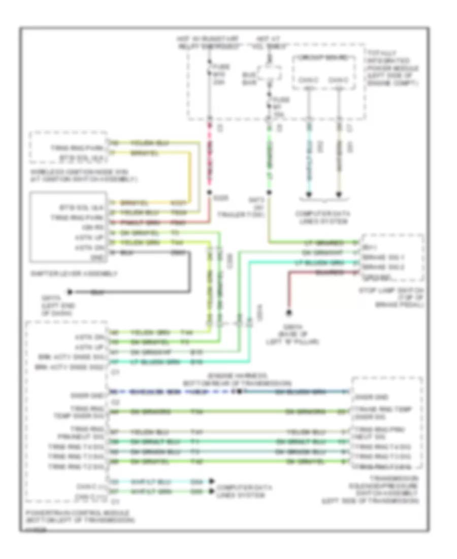 Shift Interlock Wiring Diagram for Dodge Grand Caravan RT 2013