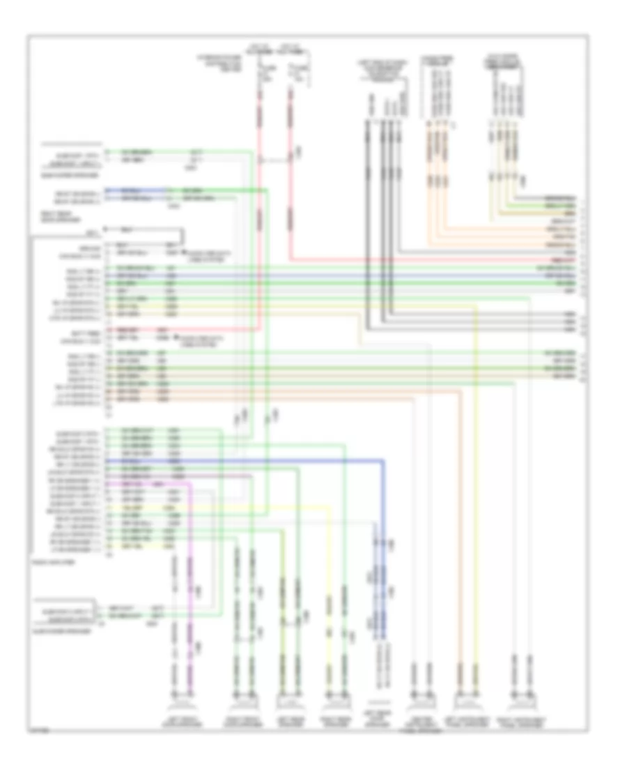 Radio Wiring Diagram, Premium (1 of 3) for Dodge Charger Rallye 2011