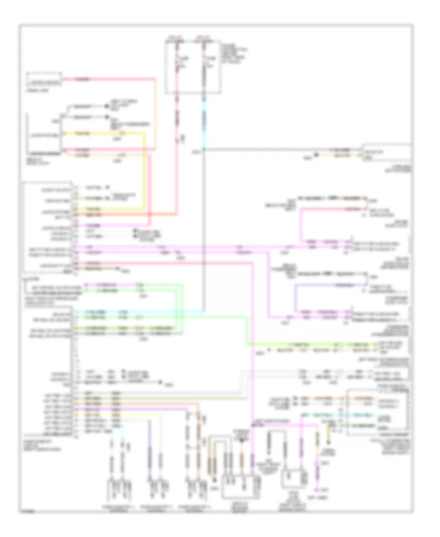 Anti-theft Wiring Diagram for Dodge Challenger RT 2012