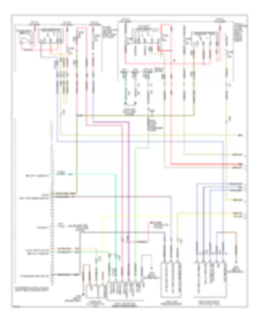 5.7L, Engine Performance Wiring Diagram (1 of 5) for Dodge Challenger RT 2012