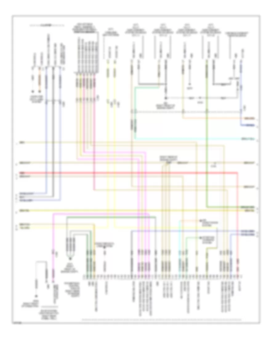 5.7L, Engine Performance Wiring Diagram (2 of 5) for Dodge Challenger RT 2012