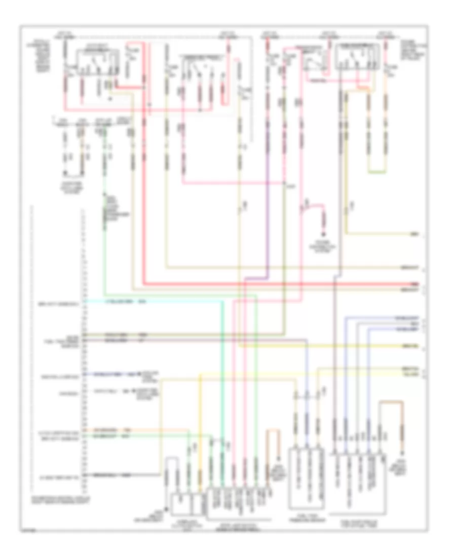 6.4L, Engine Performance Wiring Diagram (1 of 5) for Dodge Challenger RT 2012
