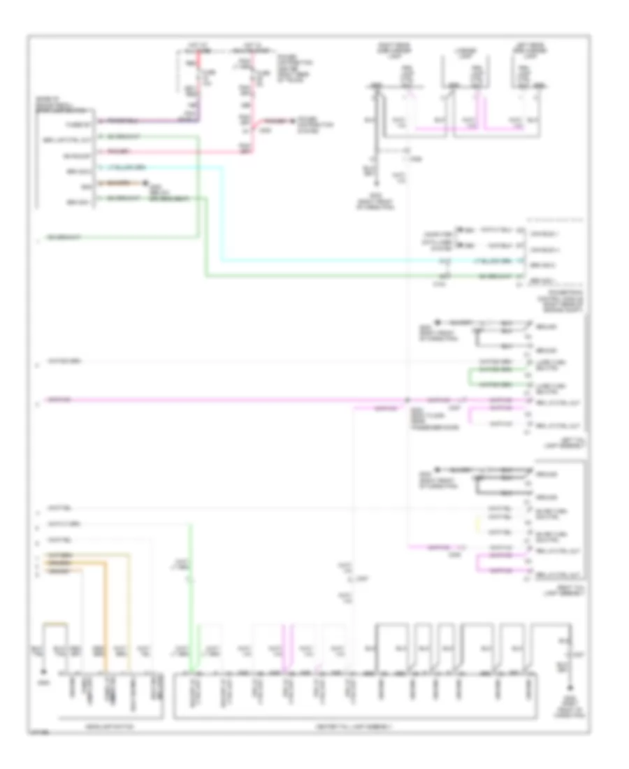 Exterior Lamps Wiring Diagram (2 of 2) for Dodge Challenger RT 2012