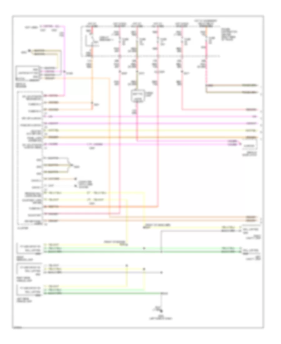 Interior Lights Wiring Diagram 1 of 2 for Dodge Challenger R T 2012